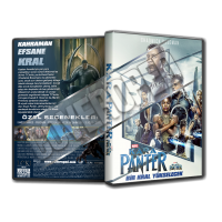 Kara Panter - Black Panther 2018 V3 Türkçe Dvd cover Tasarımı
